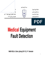 Medical Equipment Fault Detection