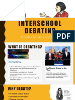 Interschool Debating: Southern Districts Competition