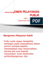 Manajemen Pelayanan Publik