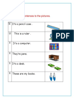 Matching Sentences To Pictures