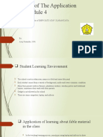 The Analysis of The Application Learning Module 4