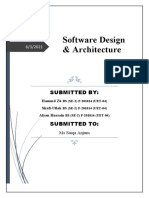 Software Design & Architecture: Submitted by