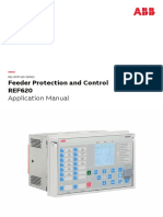 Feeder Protection and Control REF620: Application Manual