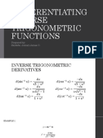 00 Inverse Trigonometric Differentiation