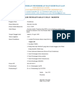 Formulir pendaptaran Ujian SKRIPSI