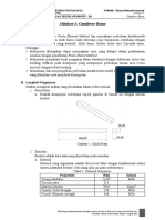 Jobsheet 1 - Cantilever Beam