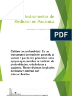 Instrumentos de Medición en Mecánica