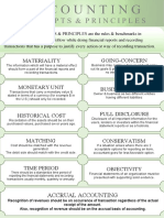 Accounting Concepts & Principles