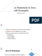 If, If..else Statement in Java With Examples