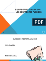 Responsabilidad Tributaria de Los Gerentes y de Los Contadores Publicos