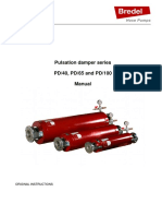 Pulsation Damper Series PD/40, PD/65 and PD/100 Manual: Original Instructions