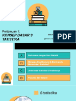 1 - Konsep Dasar Statistika - Mahardhika CR