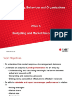 ABO - Week 5 Budgeting and Market Responses