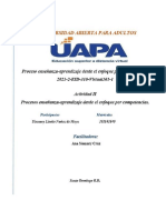 Tarea 2 Procesos Enseñanza Aprendizaje Por Competencias, Yiscaury Nuñez