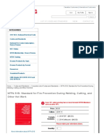 Categories: NFPA 51B: Standard For Fire Prevention During Welding, Cutting, and Other Hot Work