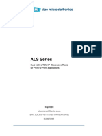 ALS Series: Dual Native TDM/IP Microwave Radio For Point-to-Point Applications