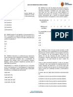 Exercícios de probabilidade e combinatória para o ENEM