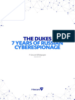 7 Years of Russian Cyberespionage: The Dukes