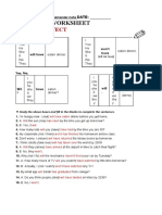 Future Perfect Tense Grammar Worksheet