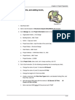 Project Information, Units, and Adding Levels, and Gridlines