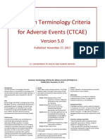 Common Terminology Criteria for AE (CTCAE)