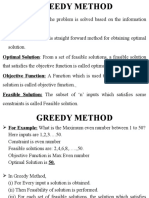 3.1 Greedy Method-General Method