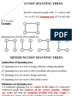 3.4 Minimum-cost Spanning Trees