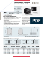 EI - 30 - Englisch Mini Board Transformer