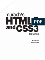 Murachs HTML5 and CSS3 3rd Edition by Anne Boehm, Zak Ruvalcaba