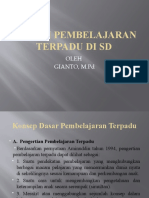 Materi 1 Pembelajaran Terpadi Di SD