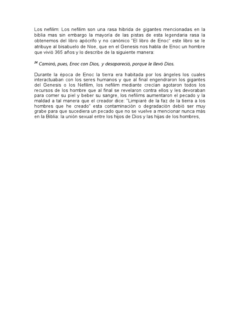 Los Nefilim PDF