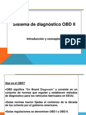 OBD y OBD2 - ¿Qué es OBD y OBD2?