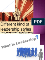 Different Kind of Leadership Styles