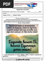 PED  6 FILOSOFIA 9 ANO 2021