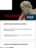 Finalidad de La Filosofia - Heidegger y Foucault