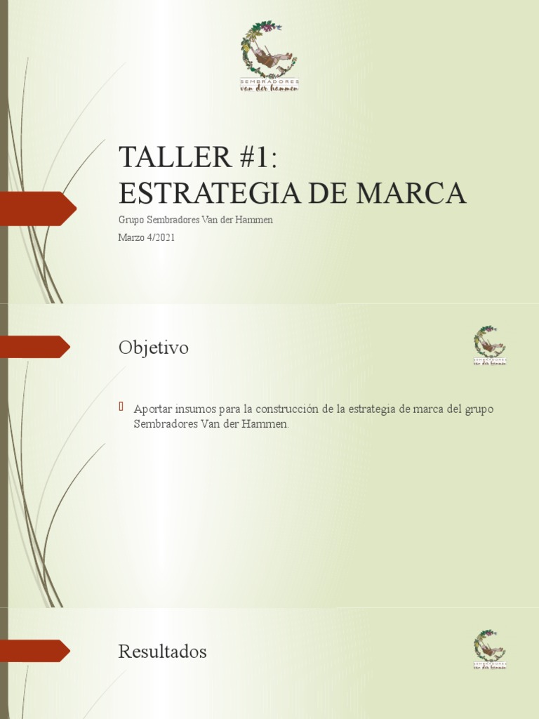 Taller de Estrategia de Marca | PDF | Marca | Marketing