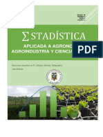 Stadística: Aplicada A Agronomia, Agroindustria Y Ciencias Afines