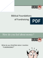 Biblical Foundations To Fundraising