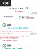 Introduction To ICT: BS-Programs