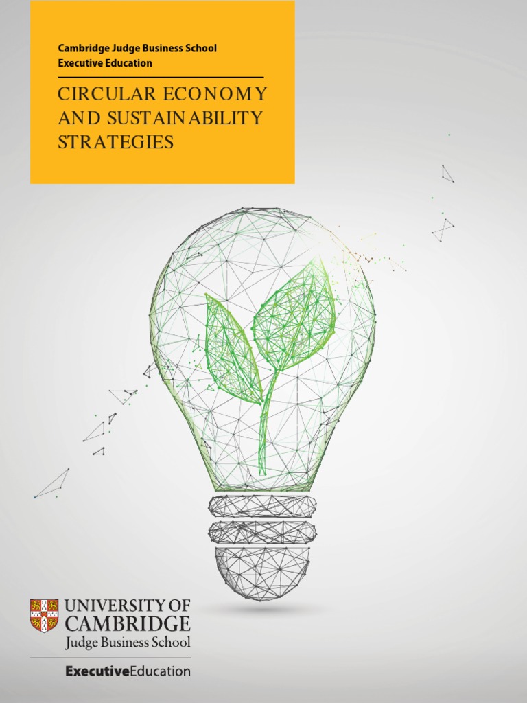 Brochure - Cambridge - Circular Economy and Sustainability Strategies ...
