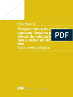 Proyecciones de gastos e ingresos de sistemas de protección social en AL