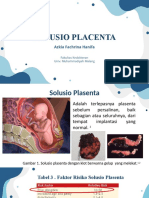 Solusio Placenta