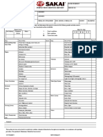 Sakai Inspection Service Report Form