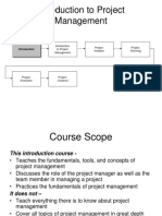 Introduction To Project Management