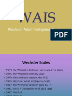 Wechsler Adult Intelligence Scales