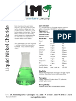 Liquid Nickel Chloride Specs & Uses