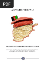 Afghanistan Stability - Comparison of a Document Presented to General McChrystal in Summer 2009 With Cartographies Generated By Globe-Expert