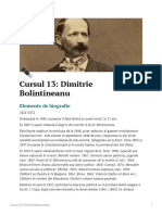 Cursul 13 Dimitrie Bolintineanu