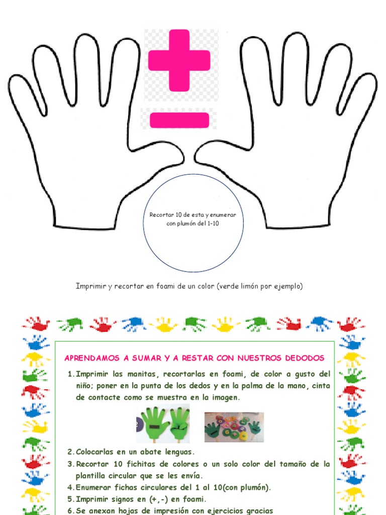 Aprendamos a Sumar y Restar | PDF | Estudios de idiomas extranjeros