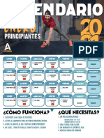 Calendario Enero 2021 Principiantes